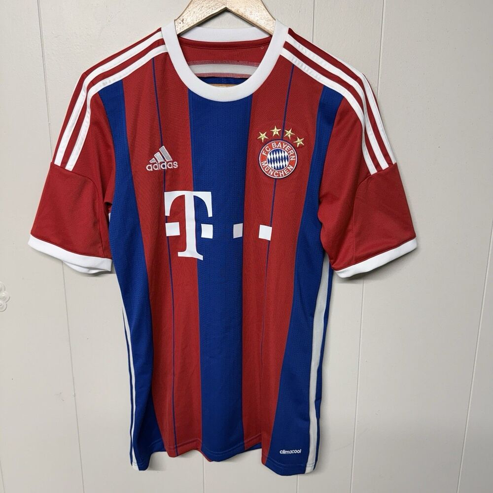 Adidas Bayern Munich 2014-15 Home Football Jersey Authentic F48499 Men S EUC